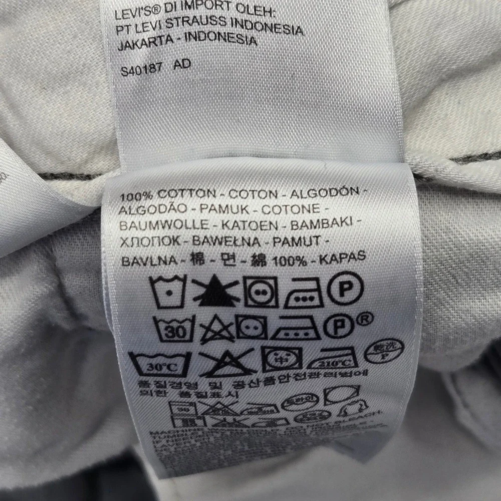 Levi Strauss & Co Mens Chino Pants Gray Straight Leg 36x30‎ Casual CW-3613